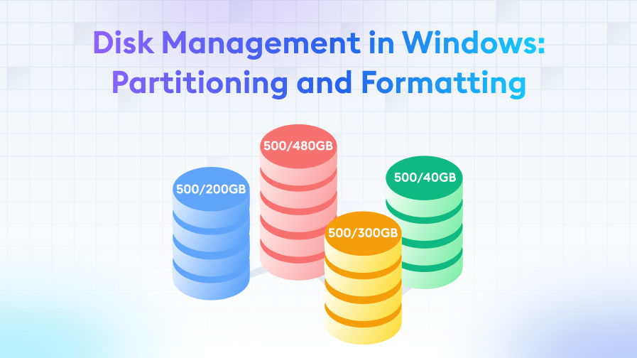 Disc Management in Windows: Partitioning and Formatting